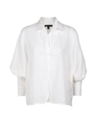 Elizabeth and James | White Paris Cotton Painters Blouse | Lyst