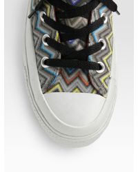 Converse | Multicolor Missoni High-top Sneakers | Lyst