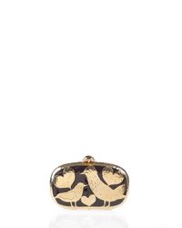 Oscar de la Renta | Metallic Darjeeling Minaudiere | Lyst