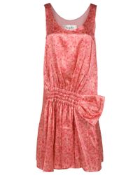 Rue du Mail | Pink Sleeveless Printed Dress | Lyst