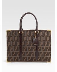 Fendi | Brown Classico No. 4 East/west Tote | Lyst