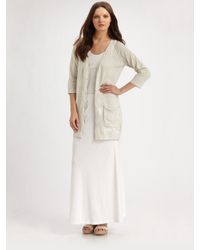 James Perse | Gray Pull-on Maxi Skirt | Lyst