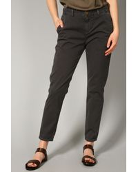 Current/Elliott | Green Smart Trouser in Beetle | Lyst