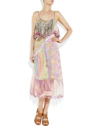 Nevenka Printed Silk-chiffon Dress in Multicolor (multicolored) | Lyst