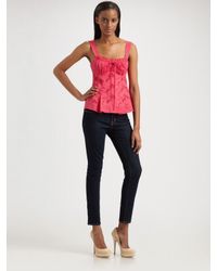 Nanette Lepore | Pink Village Girl Top | Lyst