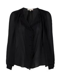 Vanessa Bruno | Black Sheer Blouse | Lyst