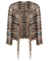 Vanessa Bruno | Multicolor Crochet Cardigan | Lyst