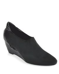 Donald J Pliner | Fab 2 - Black Suede Wedge | Lyst
