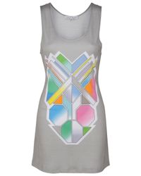 Jonathan Saunders | Gray Grey Ombre Tank | Lyst