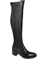 Le Pepe | 679 - Black Leather Over The Knee Boot | Lyst