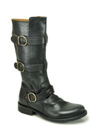 Fiorentini + Baker | Eternity - Black Mid Shaft Buckle Boot | Lyst