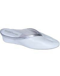 Jacques Levine | White #4640 - Leather Slipper | Lyst