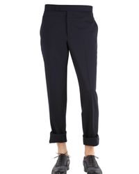 Thom Browne | Blue Cool Wool Trousers for Men | Lyst