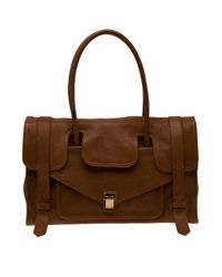 Proenza Schouler | Brown Leather Carry All Bag | Lyst