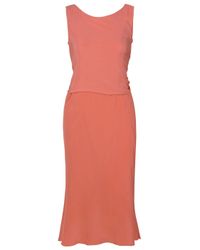 Alldressedup | Pink Draped Goddess Dress | Lyst