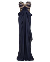 Temperley London | Blue Long Ailean Dress | Lyst