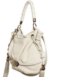 Lancel | White Brigitte Bardot Organic Cotton Top Handl | Lyst