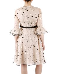 Valentino | Natural Bobble Detail Dress | Lyst