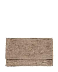 Jay Ahr | Gray Braided Leather Clutch | Lyst