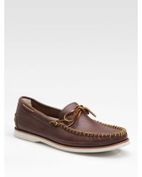 Timberland | Brown Abington Moccasins for Men | Lyst