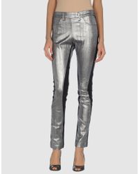 Acne Studios | Metallic Skin Panel Pants | Lyst