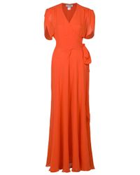 Paul & Joe | Orange V Neck Maxi Dress | Lyst