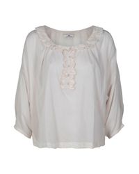 Day Birger et Mikkelsen | White Aramis Ruffle Neck Blouse | Lyst