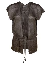 Day Birger et Mikkelsen | Gray Lace Drop Cardigan | Lyst