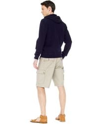 Michael Kors | Blue Zip Cashmere-cotton Hoodie for Men | Lyst