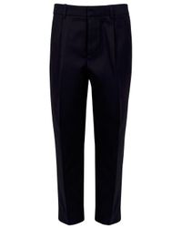3.1 Phillip Lim | Black Single Pleat Tapered Pants for Men | Lyst