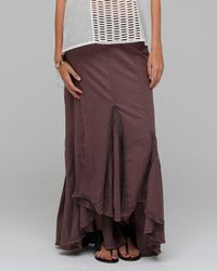 Free People | Brown Morning Glory Godet | Lyst
