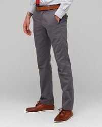 Life After Denim | Gray Lt Weight Slim Fit Chino for Men | Lyst