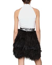 Givenchy | White Feather Halter Dress | Lyst