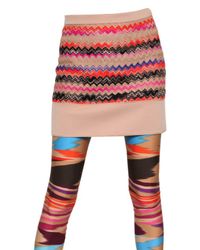 Missoni | Multicolor Ruffled Zigzag Pencil Skirt | Lyst
