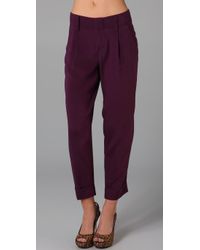 Alice + Olivia | Purple Arthur Pants | Lyst