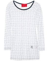 Z Spoke by Zac Posen | White Cursive Heart-print Top | Lyst