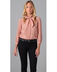 Marc By Marc Jacobs | Pink Kristi Blouse | Lyst