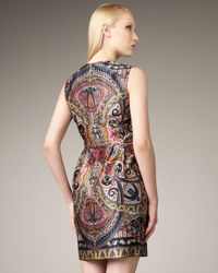 Nanette Lepore | Multicolor Gotham Stakes Printed Dress | Lyst