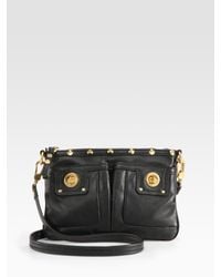 Marc By Marc Jacobs | Black Percy Turnlock Crossbody Bag | Lyst