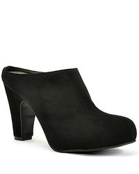 Cordani | Novia - Black Suede Platform Clog | Lyst