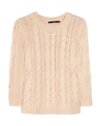 Tibi - Pink Cable-knit Sweater - Lyst