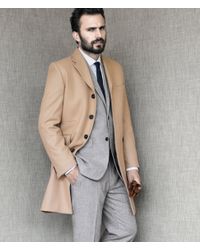 H&M | Beige Wool Coat for Men | Lyst