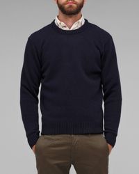 Our Legacy | Blue Boiled Crew Neck Knit for Men | Lyst