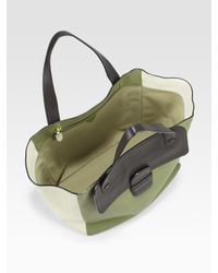 Marc Jacobs | Green Colorblock Tote Bag | Lyst