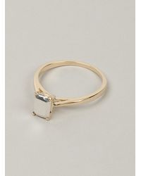 Mociun | Metallic Fake Emerald Ring | Lyst
