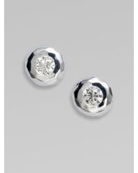 Ippolita | Metallic Diamond & Sterling Silver Earrings | Lyst