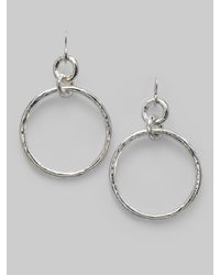 Ippolita | Metallic Sterling Silver Open Snowman Earrings | Lyst