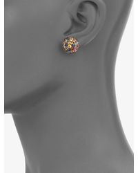 M.c.l Matthew Campbell Laurenza | Multicolor Sapphire & Sterling Silver Dome Earrings | Lyst