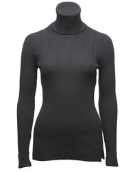 Chloé | Blue Ribbed Turtleneck | Lyst