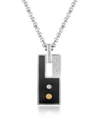 Makuti - Metallic Brushed Stainless Steel and 18k Gold Link Bracelet for Men - Lyst